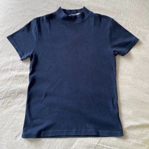 Early Jacquemus Mock Neck in Navy